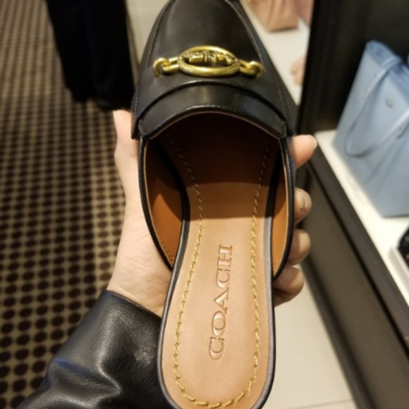 COACH SCOTTY SLIDE BLACK US10 - Picture 6 of 8